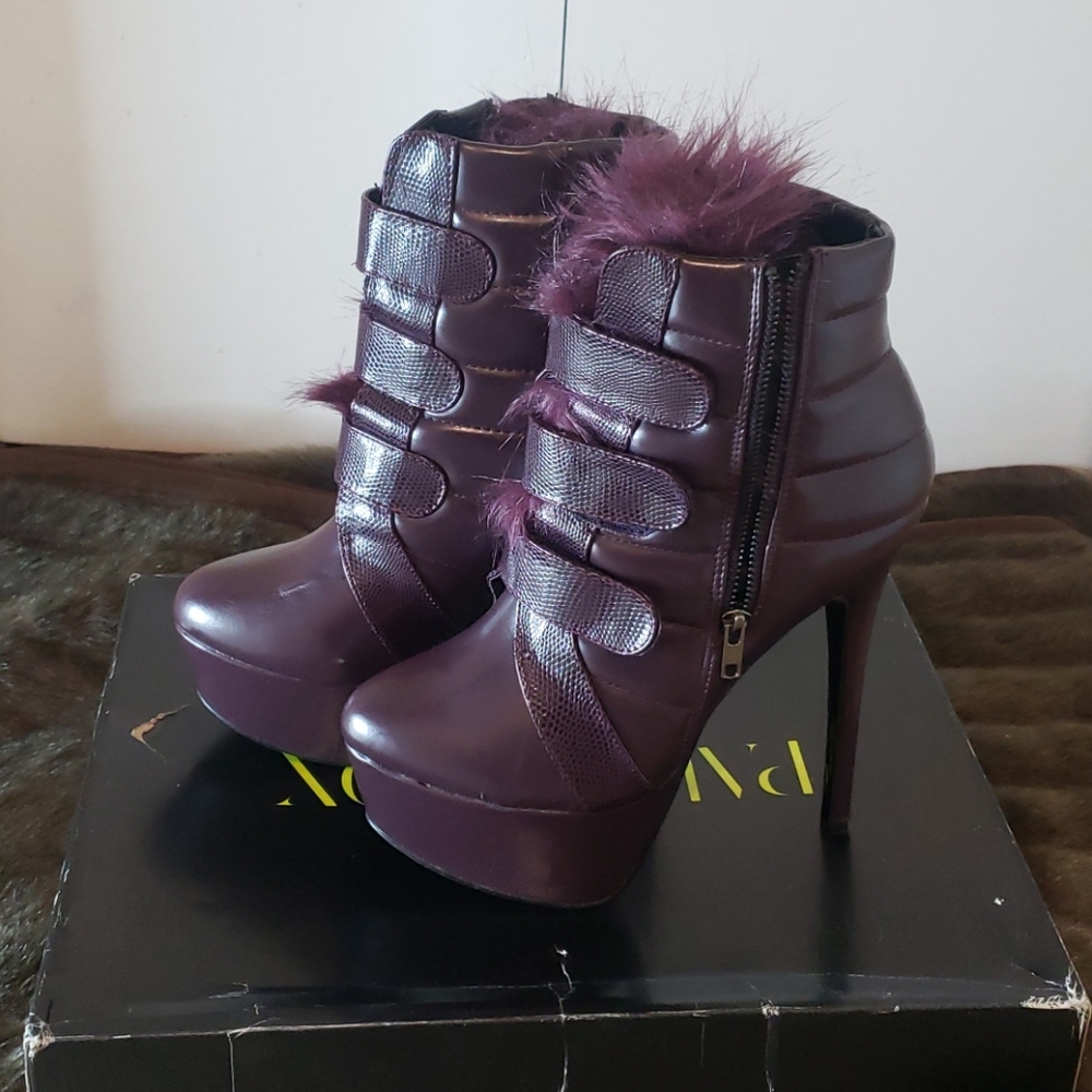 Platform Boot w/Fur - Picture 3 of 7